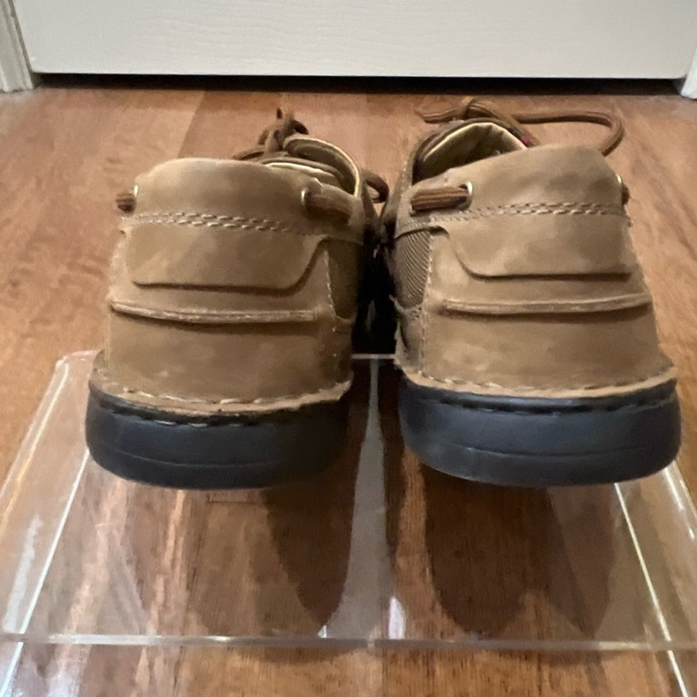 Clarks Mens Waterloo Boat Shoe Sz 10W Tan/Brown Nautical Outdoors Casual Lightwe - Picture 11 of 14